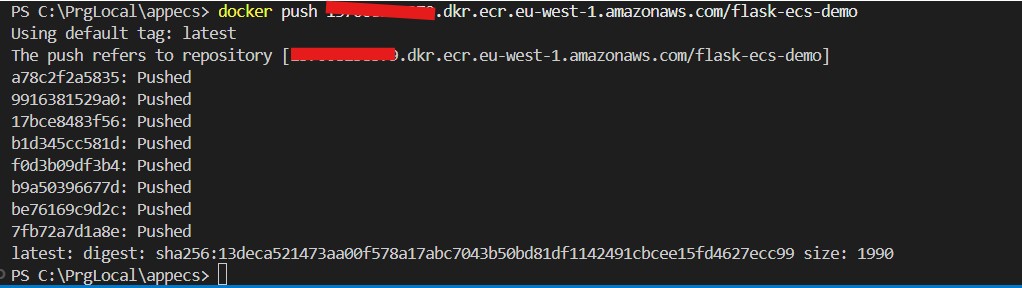 Docker push