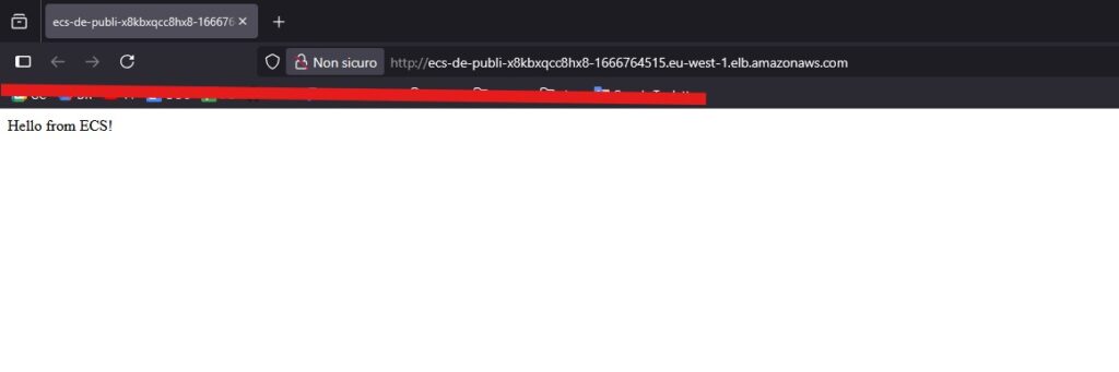 test ECS on link 