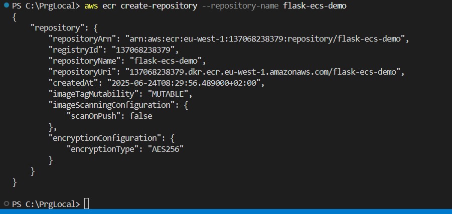 AWS ECR repository